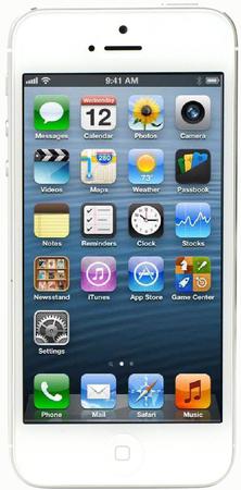 Смартфон Apple iPhone 5 64Gb White & Silver - Усолье-Сибирское