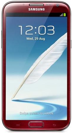 Смартфон Samsung Galaxy Note 2 GT-N7100 Red - Усолье-Сибирское